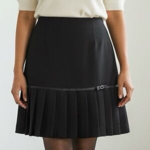 NWT Black Pleated Holiday Skirt – New York City Design Co. Size 10